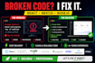 fix bugs in react nextjs and nodejs apps frontend and API issues