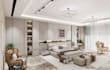 design a modern luxury master bedroom interior