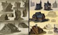 create custom 2d architectural concept art and props
