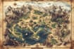 draw fantasy map illustration isometric map