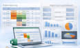 build interactive excel dashboards with automations and data analysis reports