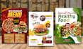 design restaurant menu and food flyer