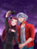 make couple anime style illustration