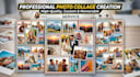 create a premium custom photo collage or picture mosaic