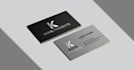 design a modern double sided business card