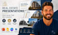 property presentation, real estate PPT, development pitch deck design, ppt