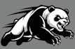 draw panda racing mascot logo design with express delivery