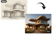 create ai architectural visualization and custom ai art images