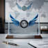 design a premium 3d luxury car logo