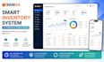 setup base44 inventory management system, track stock and automate workflow