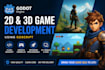 develop 2d and 3d game in godot engine using gdscript godot game