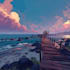do stylized environment illustration background art