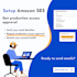 setup amazon ses and get production access approval