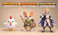 create 3d low poly character models, rigging, animation and game assets