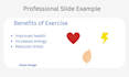 create a clean and professional powerpoint presentation
