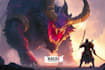 draw dark fantasy character with intense mood