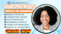 design squarespace website redesign squarespace website design square website