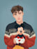 design a cartoon portrait in disney cartoon