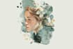 paint digital and watercolor portraits