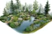 draw illustrate an environment landscape design