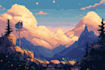 create a custom pixel art background
