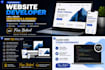 develop website responsive front end back end