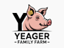 design a modern pig and farm logo