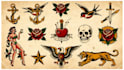 create awesome old school tattoo style design