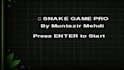 create a custom snake game in python with sound and graphics