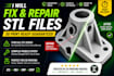 repair extremely damaged stl files for resin or fdm printing