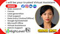 be dedicated virtual assistant reliable efficient VA  from philippines