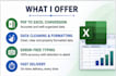 convert PDF to excel with fast and accurate data entry