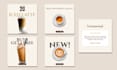 design social media posts for cafes using canva