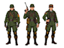draw military character art