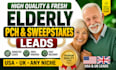 provide you a verify usa sweepstaks leads