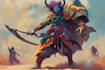 draw your dnd character art