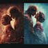 create luxury romantic book cover with premium