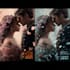 create bold modern romantic book cover