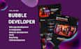 develop bubble io website build bubble app bubble developer bubble saas