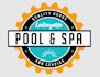 create a premium modern custom pool and spa logo