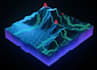 create 3d dem terrain visualization and gis data rendering