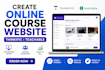 create thinkific website and teachable online course pages