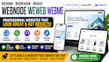 design webnode redesign weweb website build webme store mobile responsive SEO
