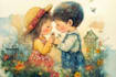 draw colorful children book art