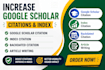 increase google scholar citation, scopus citation, backdated citation, h index