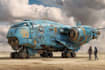 making a sci fi spaceship art