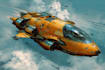 create a sci fi spaceship art