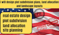 design plot subdivision plans, land allocation and landscape layouts