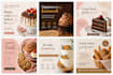 create canva posts for food and bakery brands