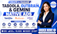 create and manage taboola outbrain gemini native ads